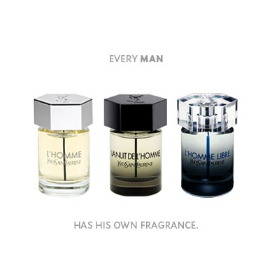 Every man has his own fragrance