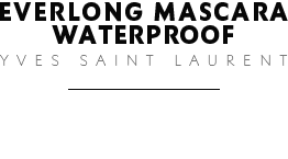 Everlong Mascara Waterproof