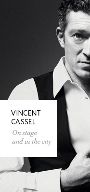 Vincent Cassel - On stage and in the city