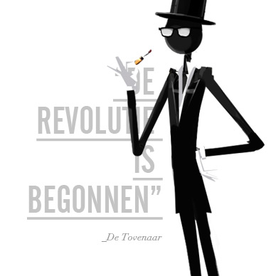 Een revolutie is begonenn - de Tovenaar